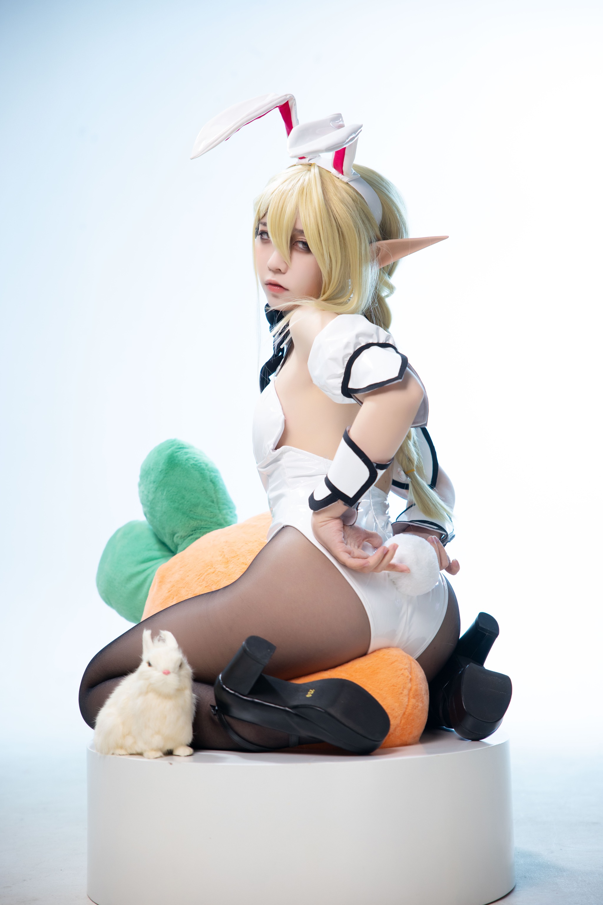 图片[1]-G44不会受伤 – NO.097 水兰儿兔女郎 Shui Lan Er Bunny Girl[31P]-XikXak